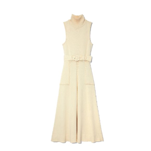 NEW! Mara Hoffman Elle Dress in Cream - Picture 2 of 14